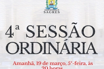 4ª SESSÃO ORDINÁRIA